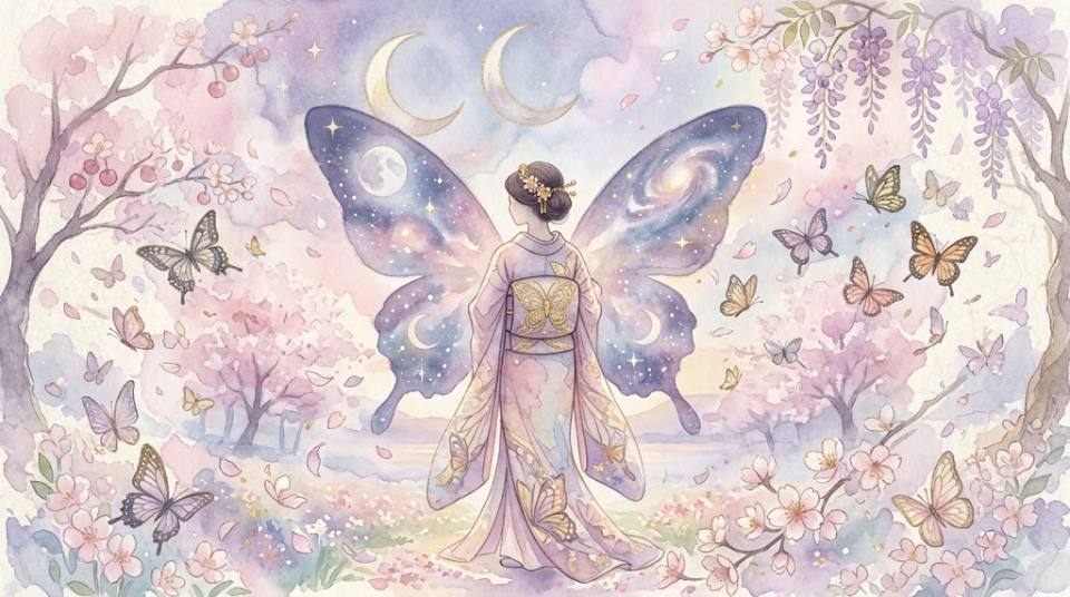 変われない30代女性の魂の脱皮を表現した水彩パステル調のアイキャッチ画像